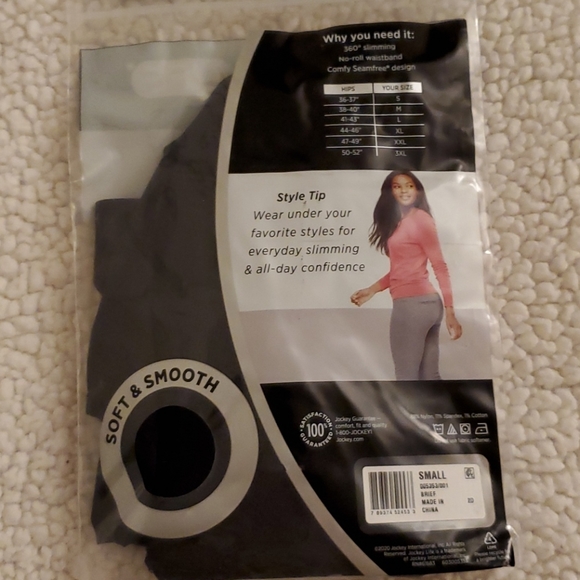 NEW Jockey Life Collection 2 pk Slimming Brief Black 0548 - Picture 4 of 5